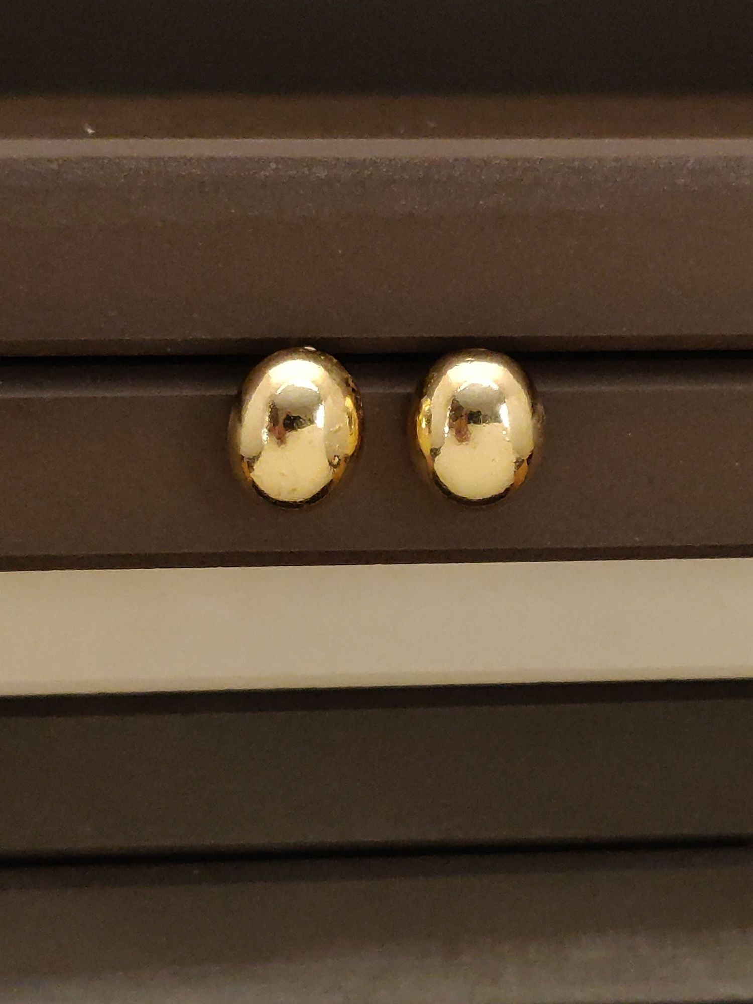 Gold Plated Western Studs Earring featuring a sleek and shiny design for everyday wear