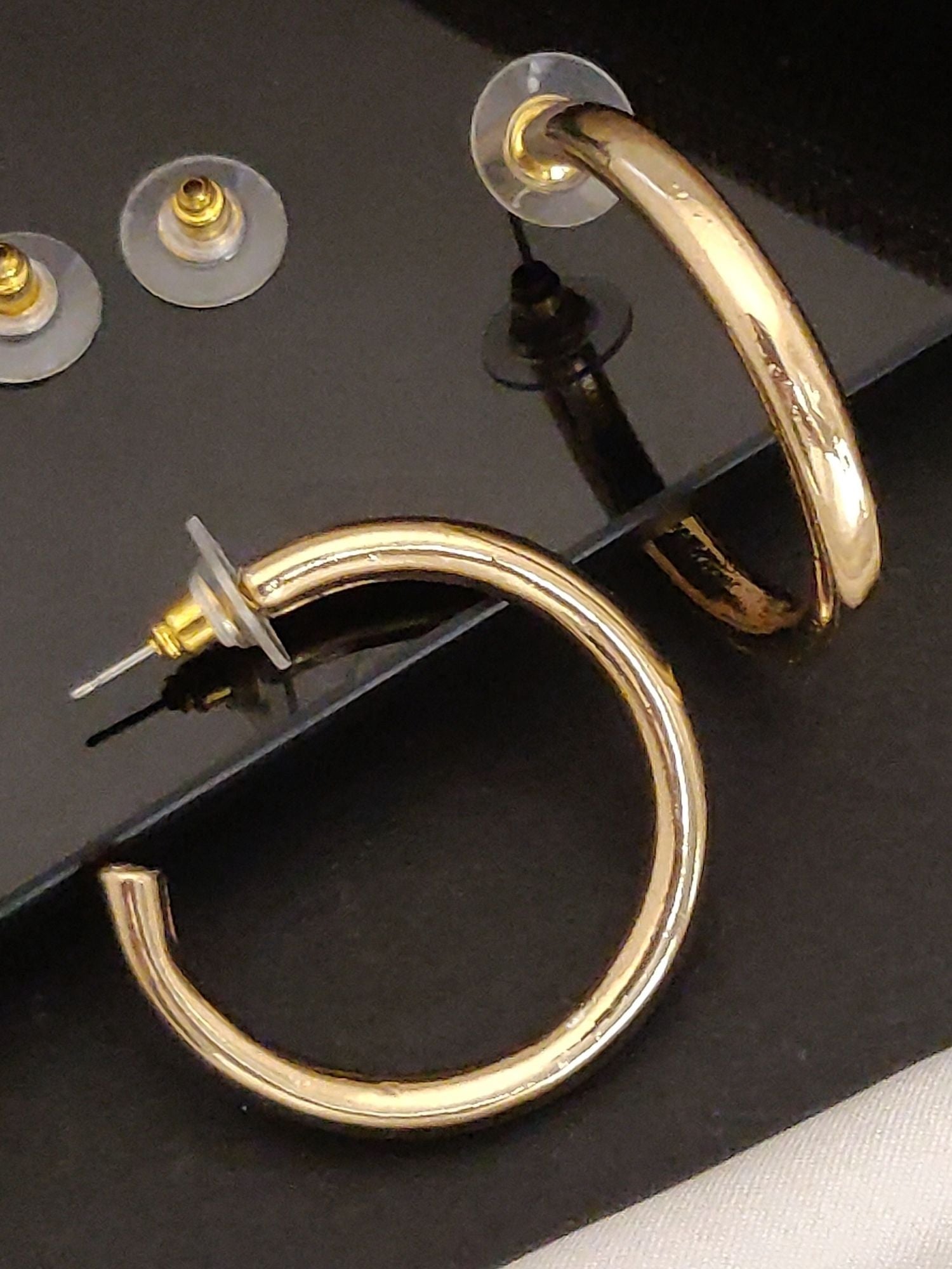 Gold Plated Western Hoop Earring with a Sleek Design for Stylish Outfits