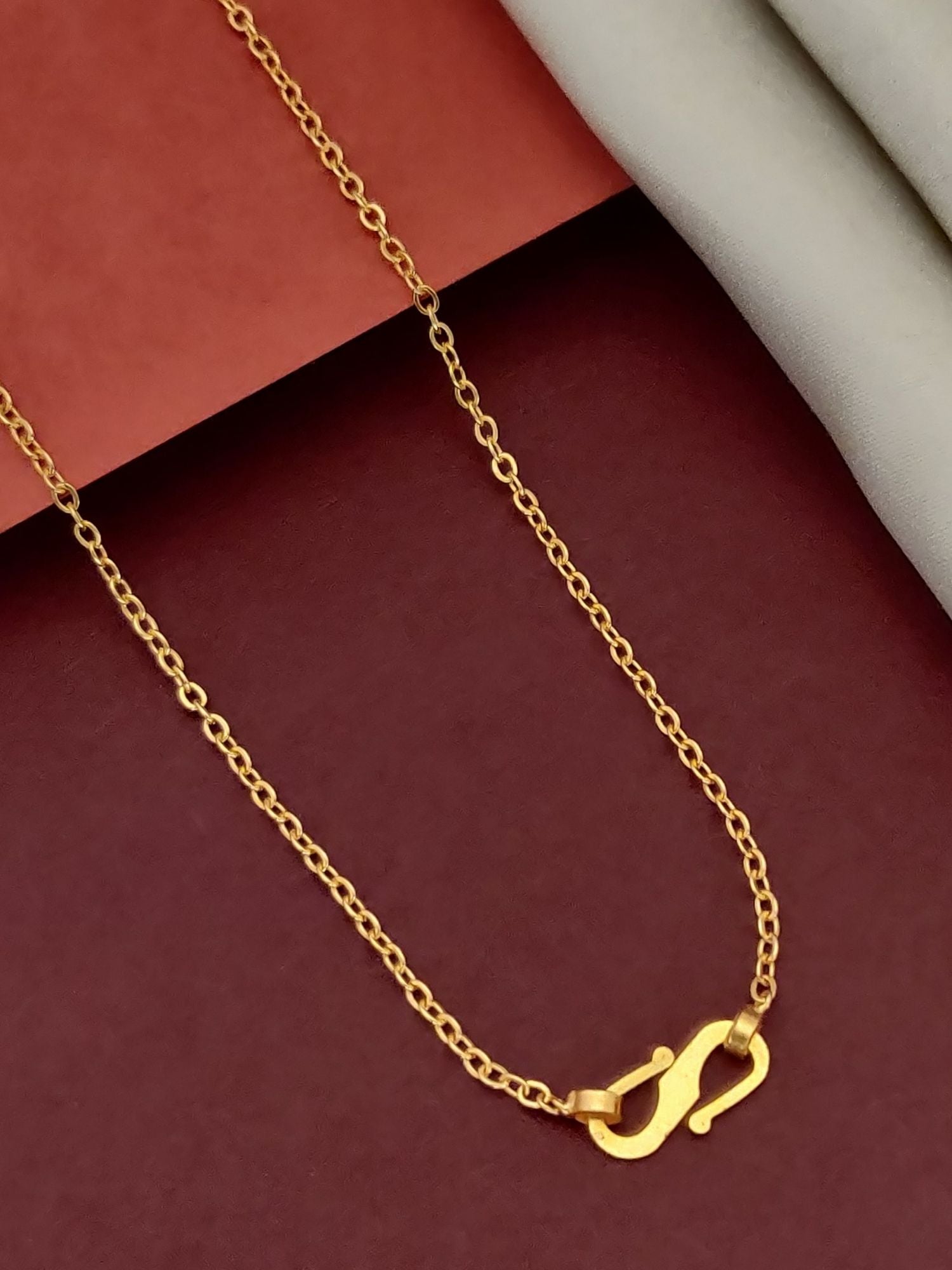 Stylish gold pendant necklace by Abdesignsjewellery featuring trendy artificial jewelry design