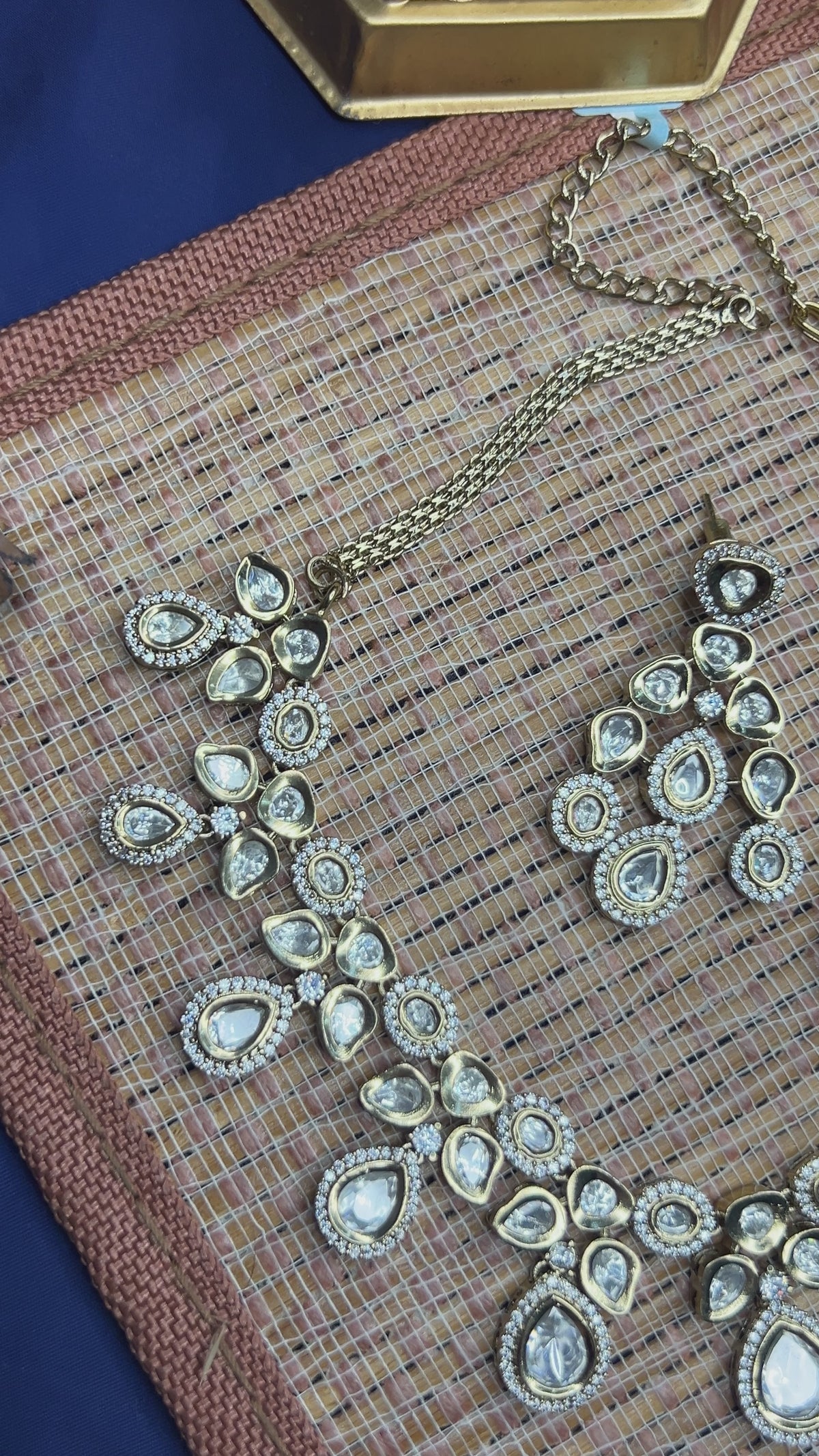 Kundan Drop Necklace Set | Abdesigns