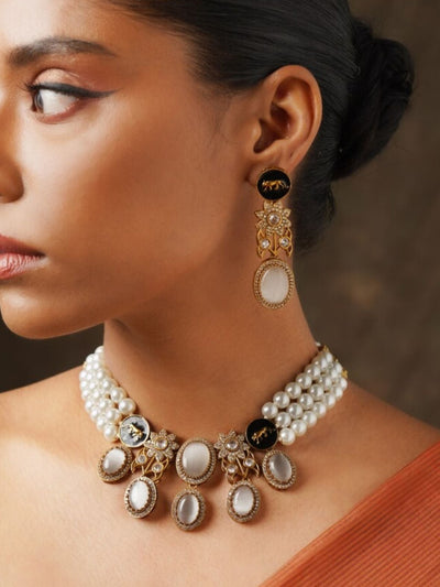 Abdesignsjewellery Sabyasachi Inspired Necklace Set Pearl