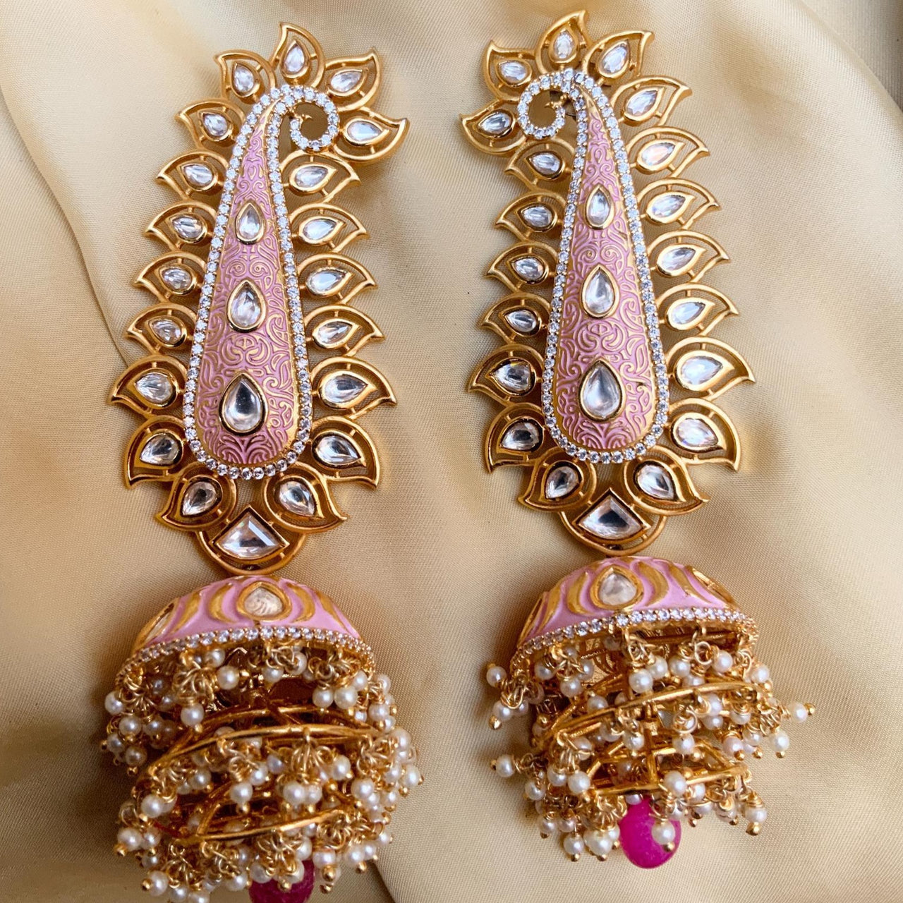 Statement Indian Wedding Special Kundan Earring