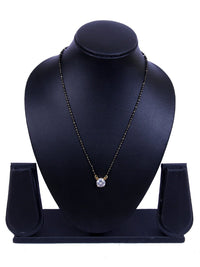 Thumbnail for Gold Plated Single Stone Mangalsutra For Women