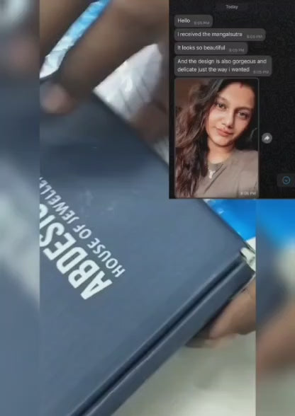 Katrina Kaif Wedding Inspired Gold Plated Mangalsutra