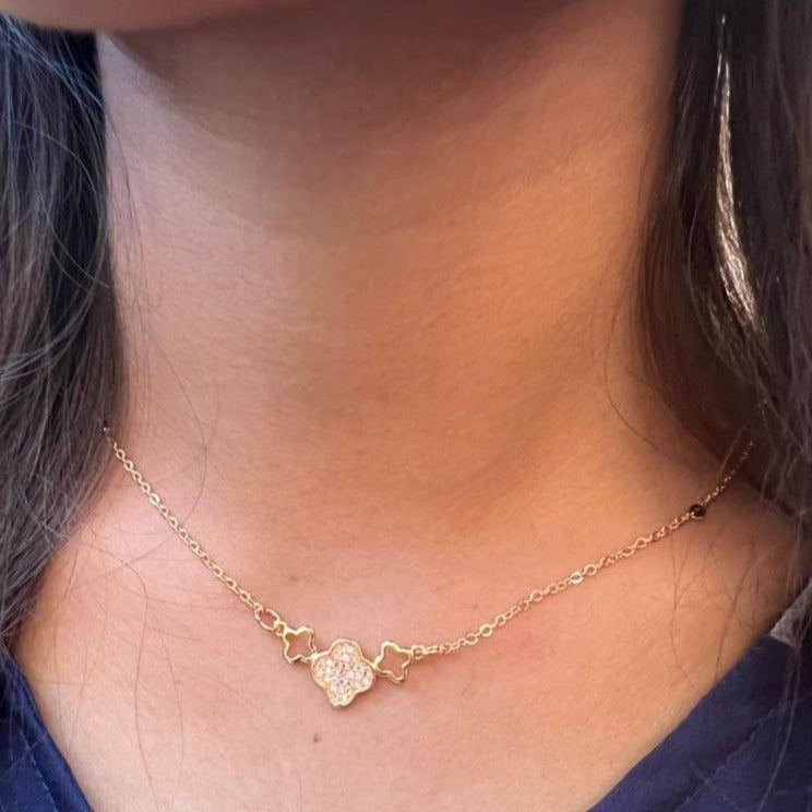 Rose Gold American Diamond Mangalsutra