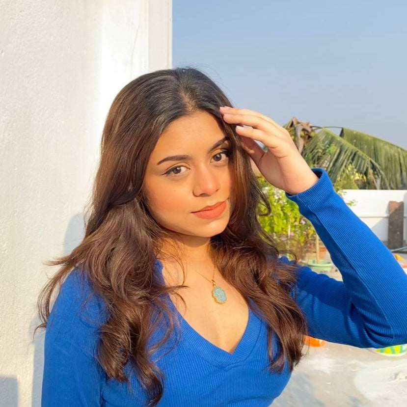 Joyeeta Roy Druzy Stone Design Pendant & Chain