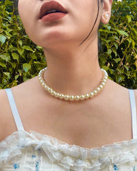 Thumbnail for Bhumika Gururani Round Artificial Pearl Necklace - Abdesignsjewellery