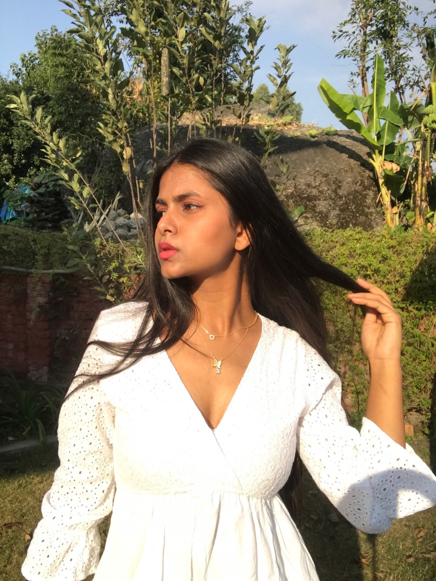 Shagun Rana Dailywear Gold Pendant Necklace Combo