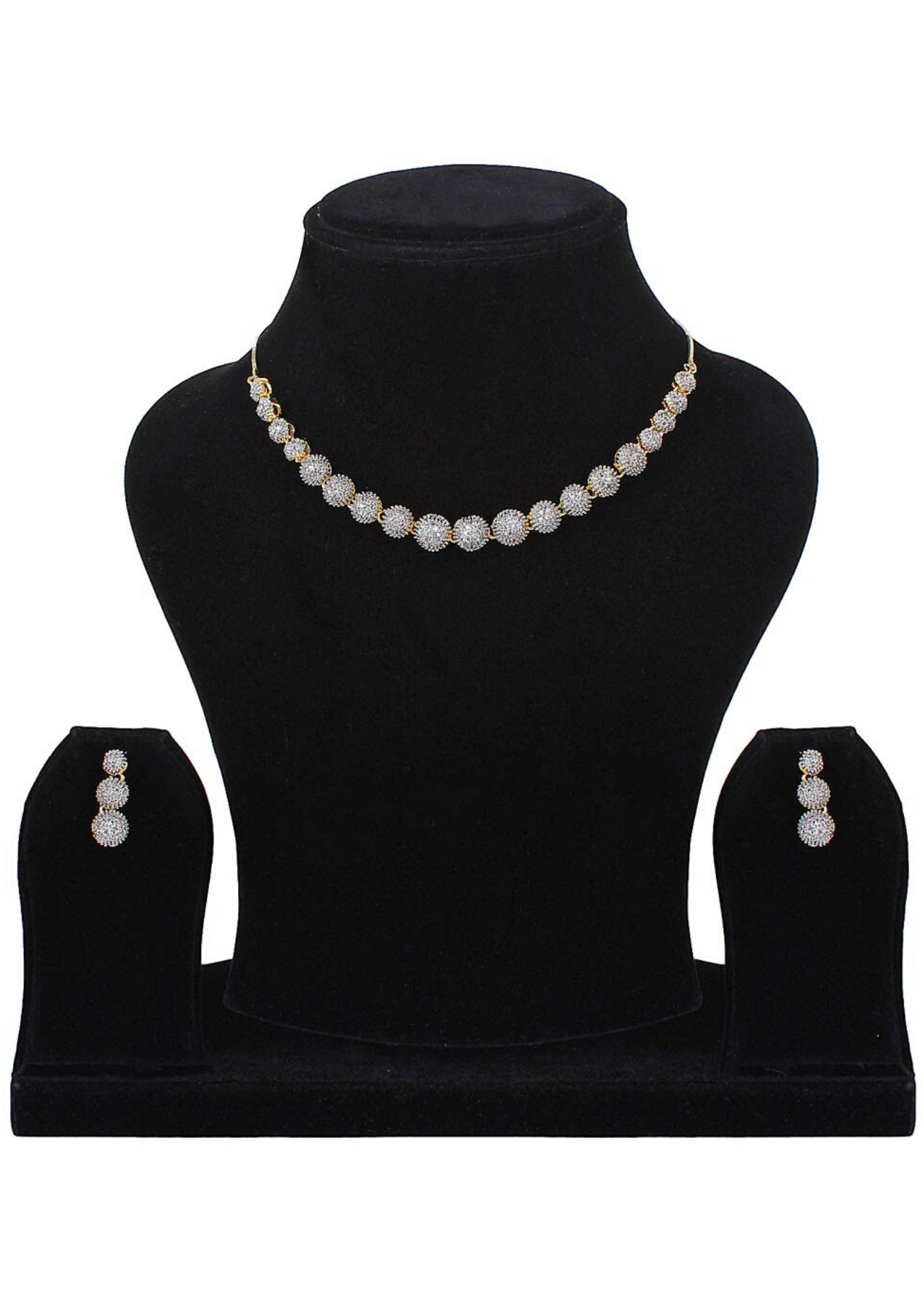 Exclusive American Diamond Combo Jewellery - Abdesignsjewellery