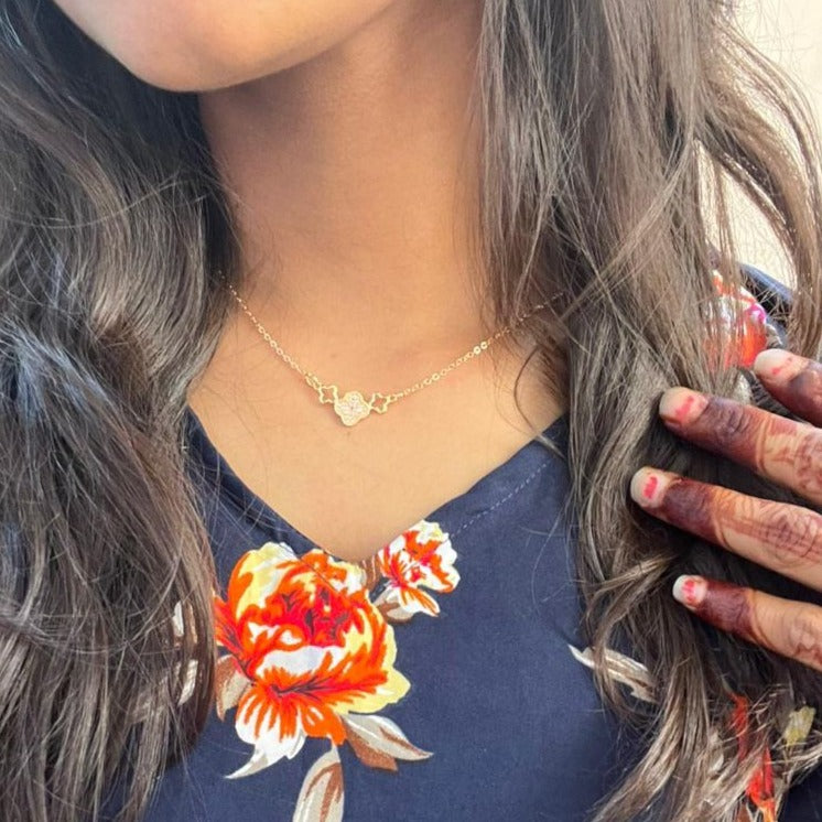 Rose Gold American Diamond Mangalsutra