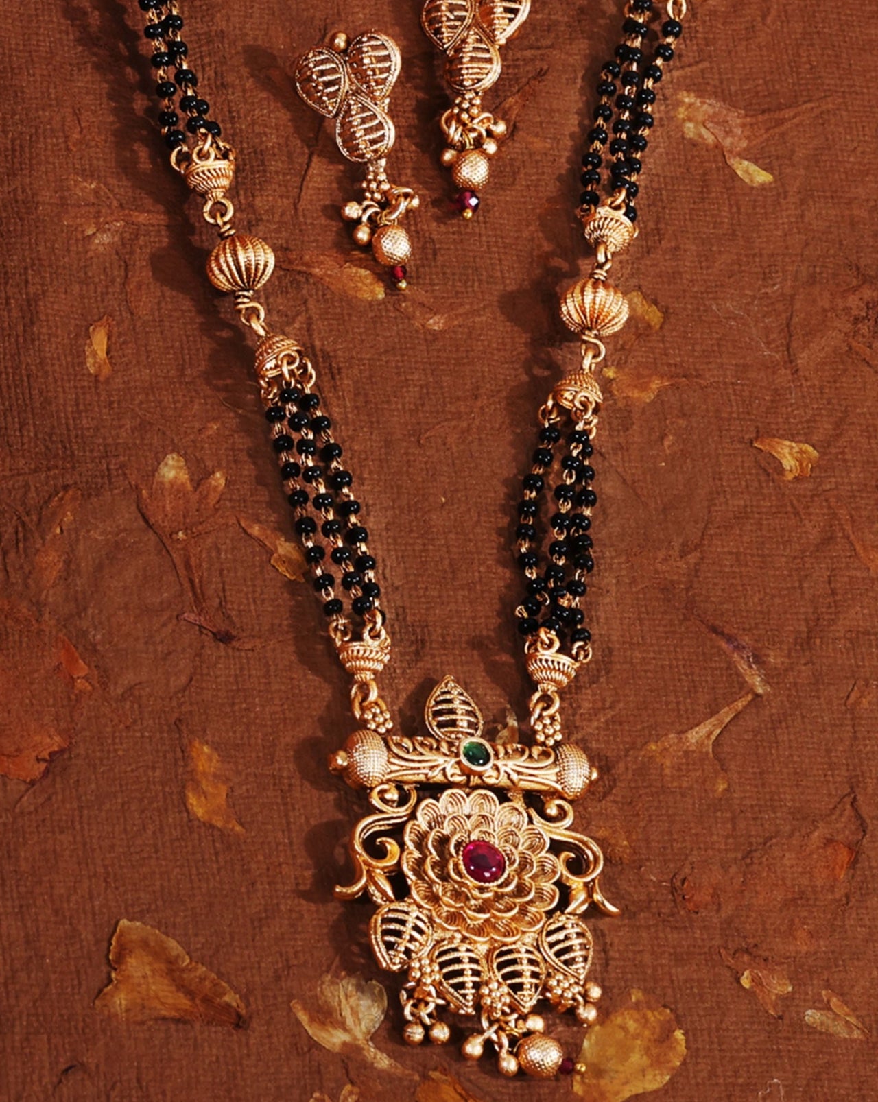 Classic Antique Long Mangalsutra - Abdesignsjewellery