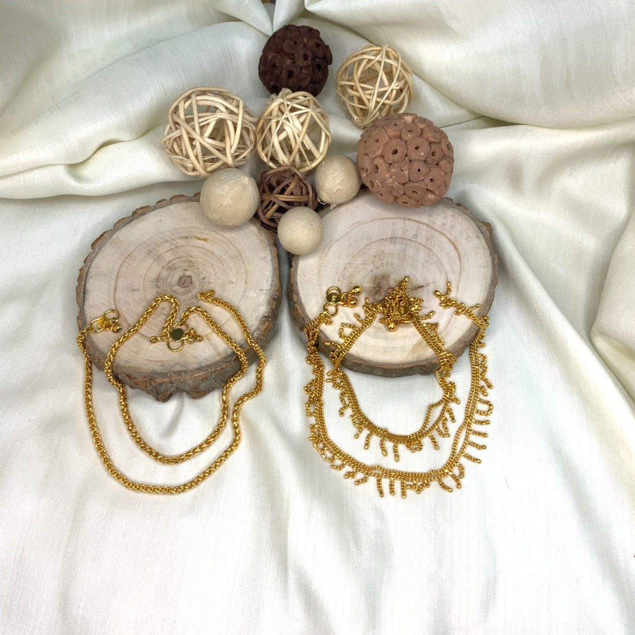 High Quality Golden Anklets Combo