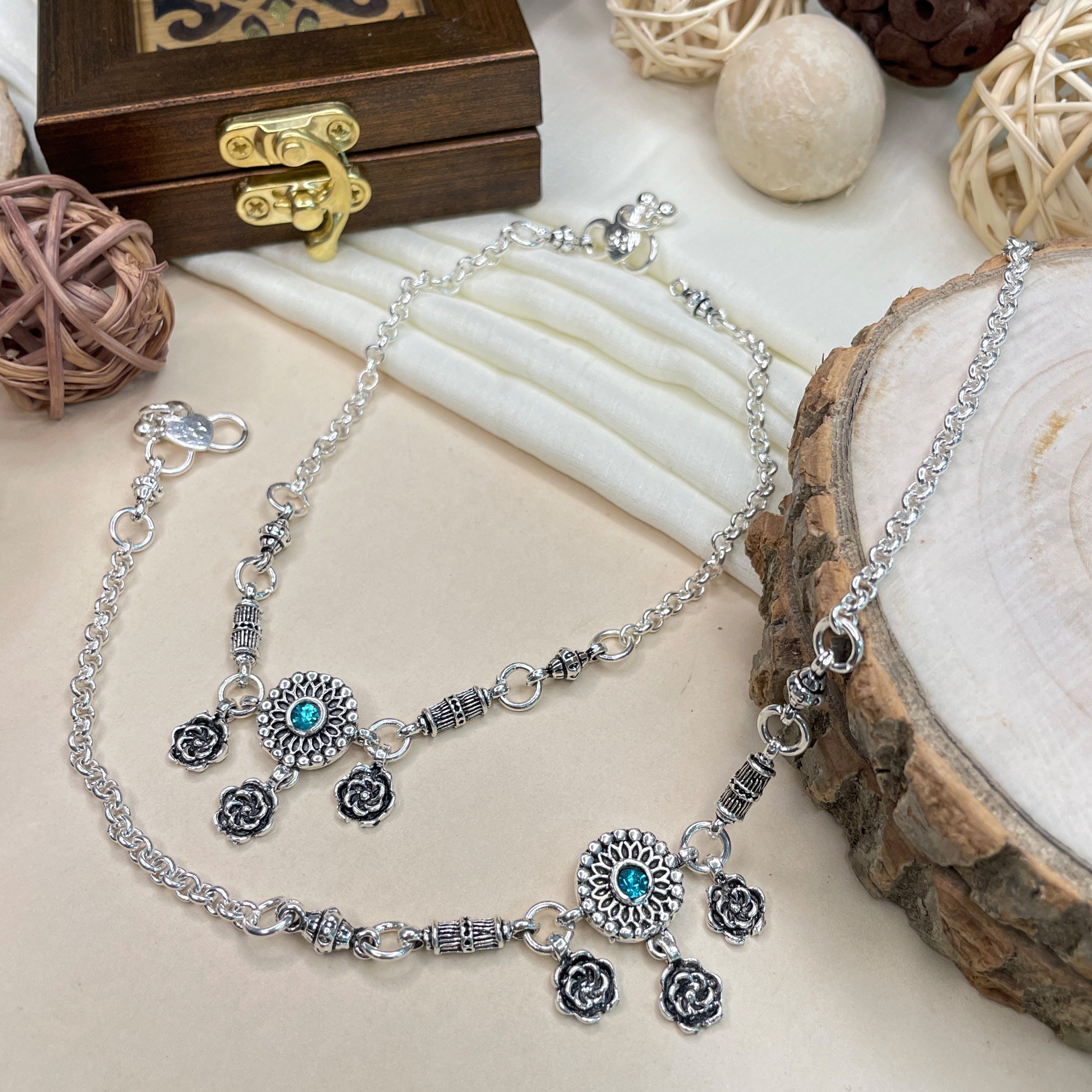 High Quality Silver Plated Anklet