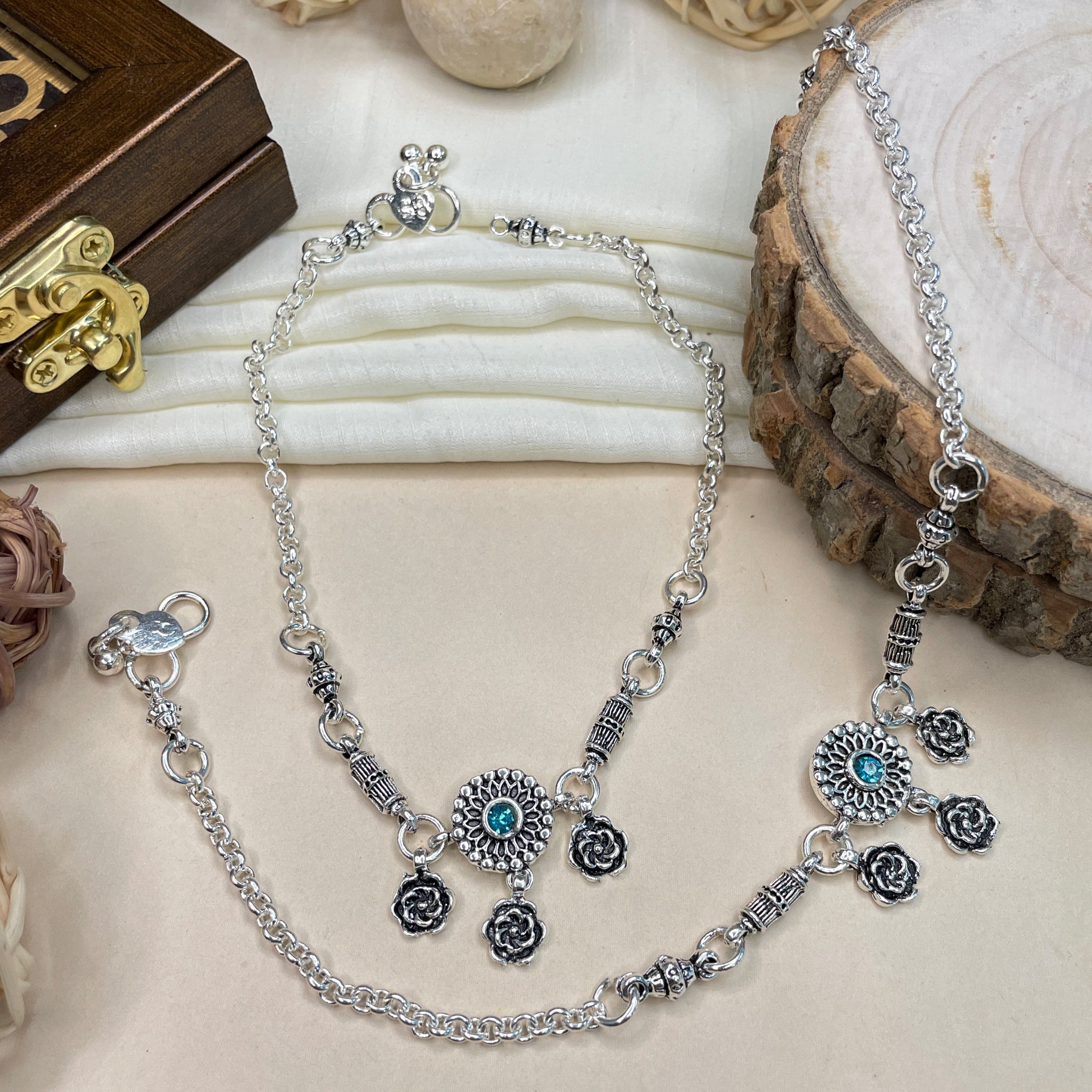 High Quality Silver Plated Anklet