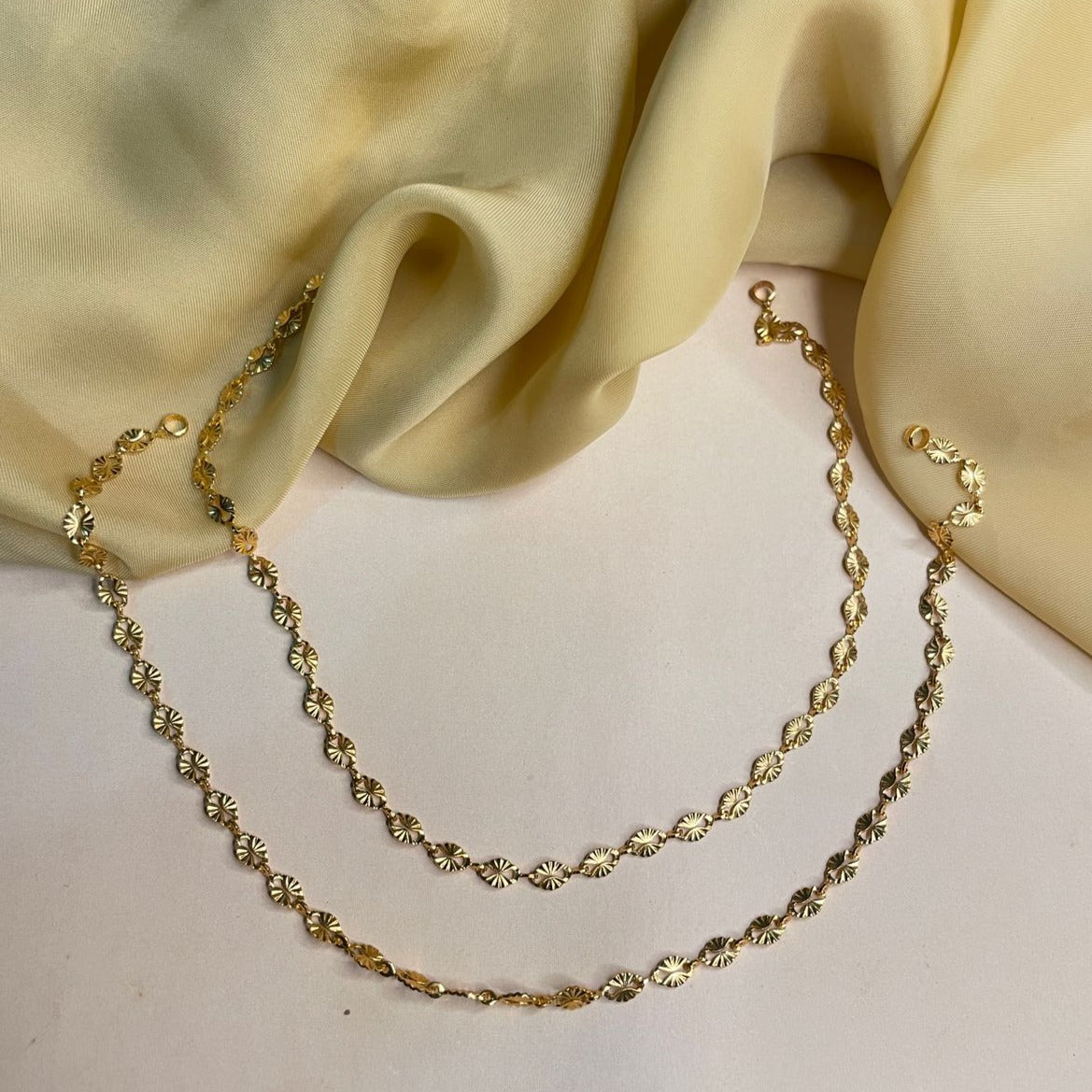 Gold Plated Elegant Anklet - Abdesignsjewellery