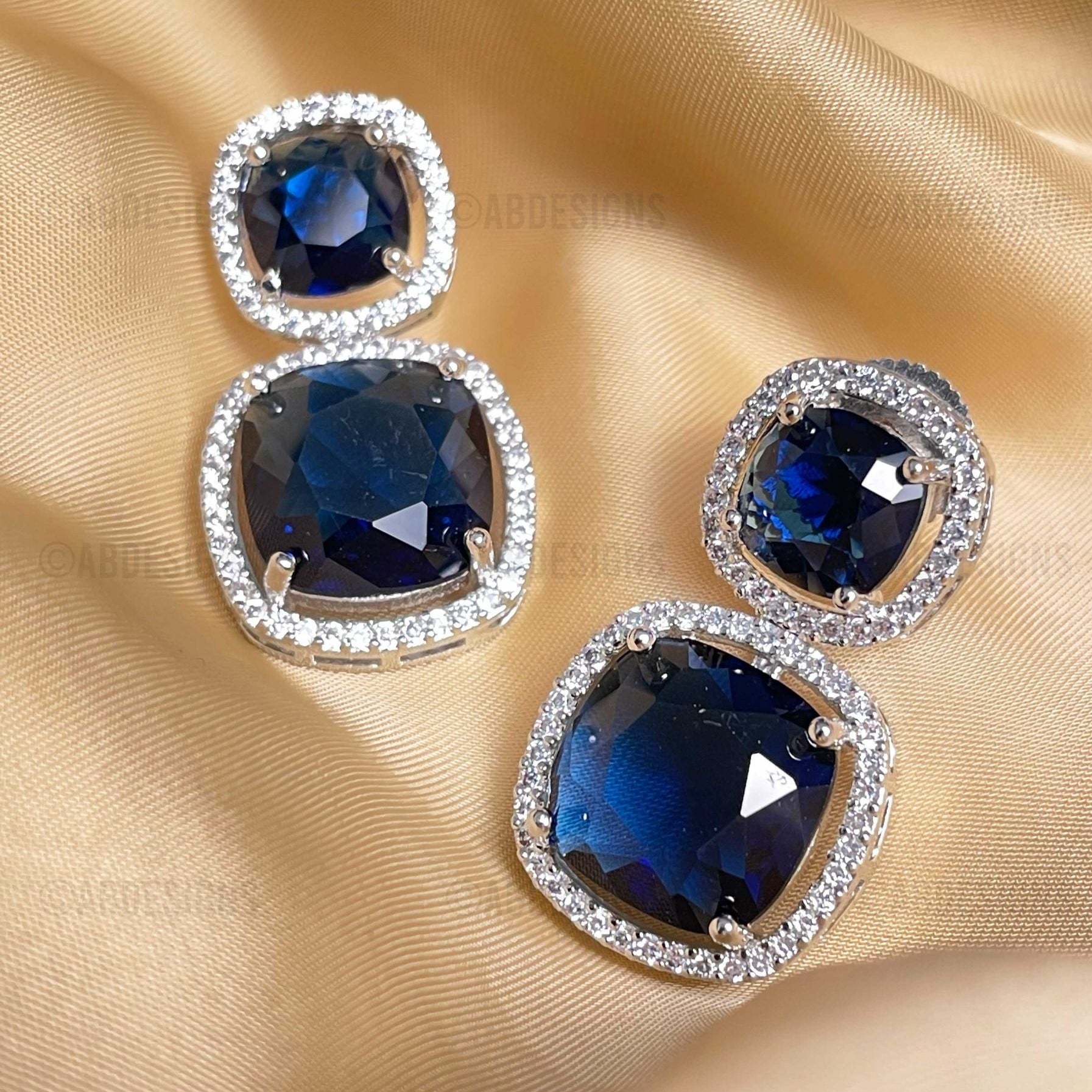 Celebrated Renowned Silver Diamond Choker Necklace - Abdesignsjewellery