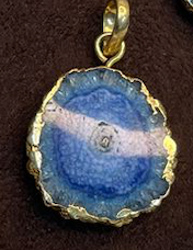 Joyeeta Roy Druzy Stone Design Pendant & Chain