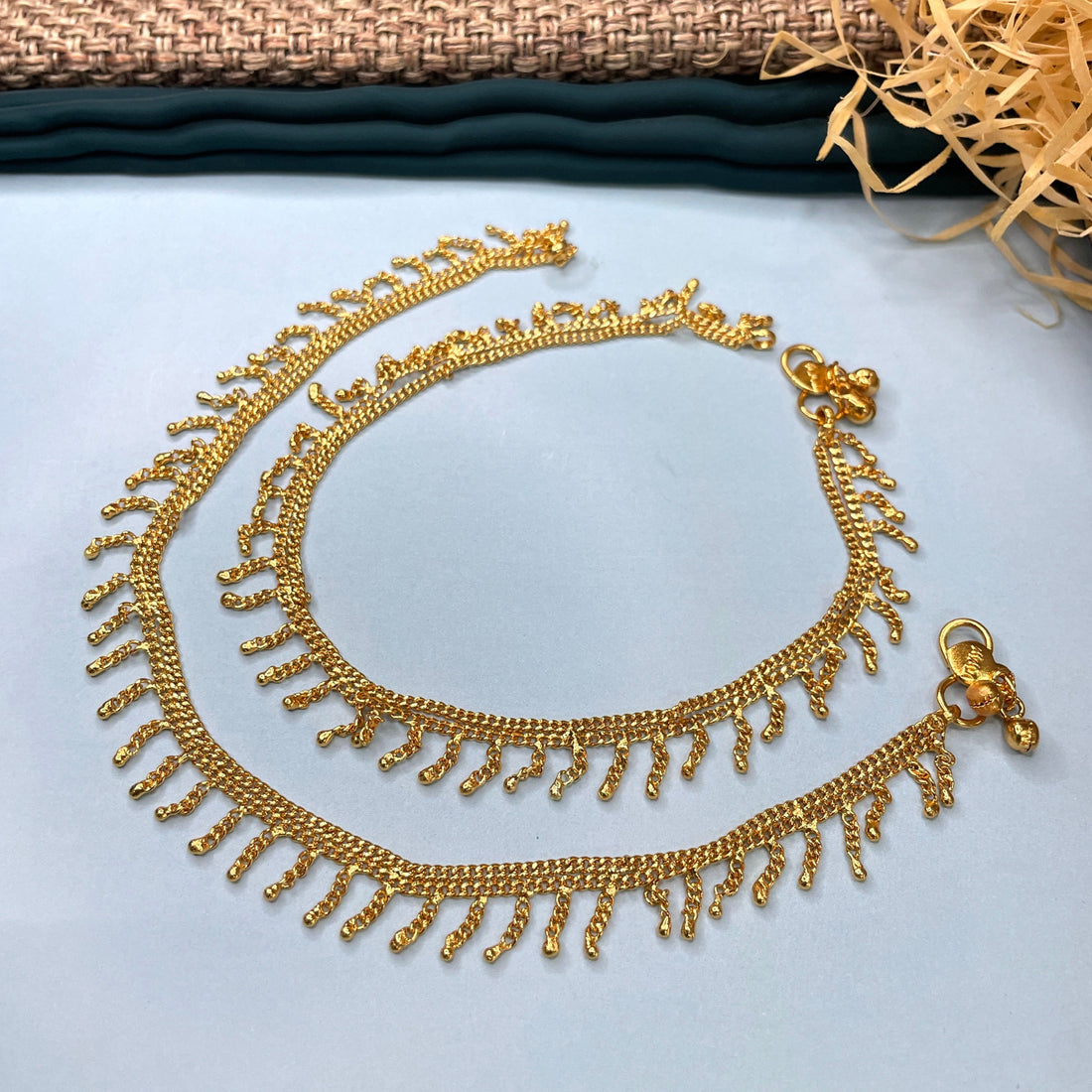 Elegant High Quality Gold Plated Anklet - Abdesignsjewellery