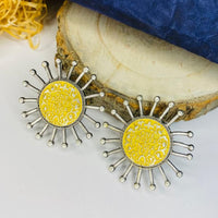 Thumbnail for Classic High Quality Matt Gold Coin Style Earring - Abdesignsjewellery
