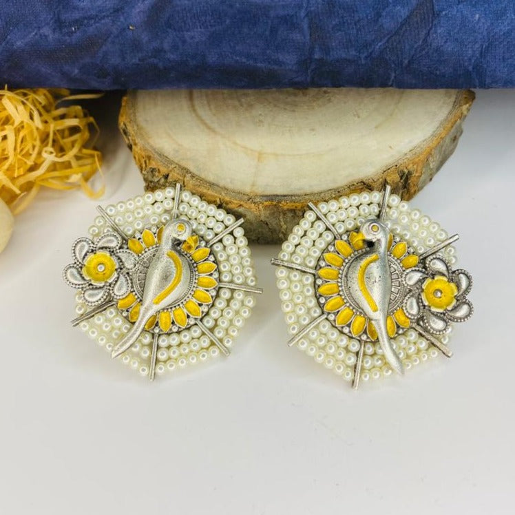 High Quality Fusion Parrot Stud Earrings - earrings by Abdesigns Jewellery