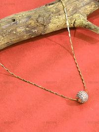 Thumbnail for Dailywear Rose Gold Evil Eye Necklace Chain - Abdesignsjewellery