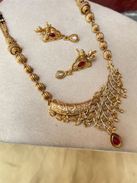 Thumbnail for Traditional Long Antique South Indian Mangalsutra