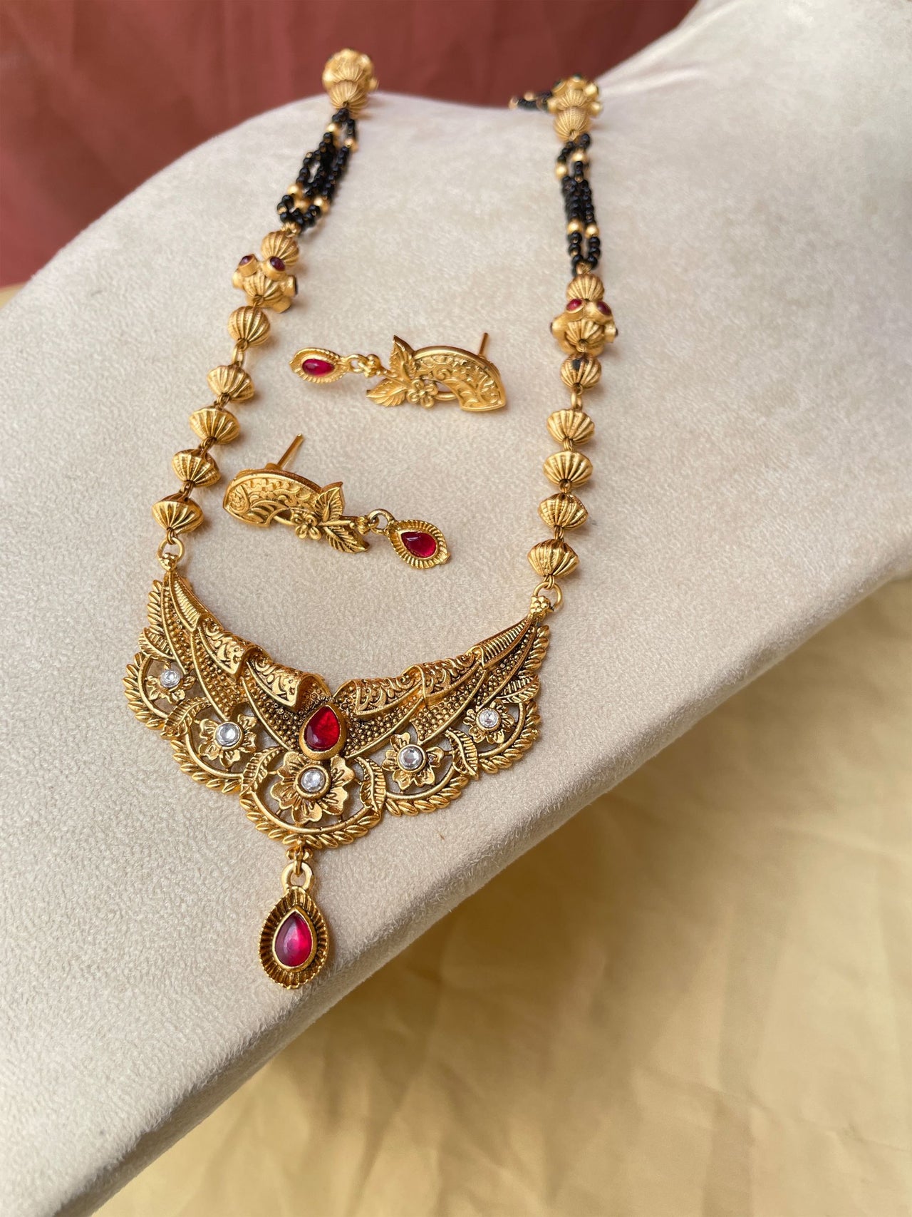 South Indian Style Long Antique Mangalsutra