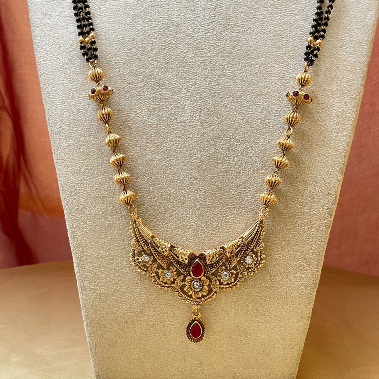 South Indian Style Long Antique Mangalsutra