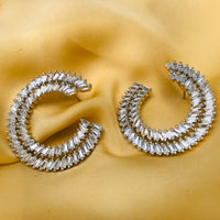 Thumbnail for Silver Choki Diamond Earrings