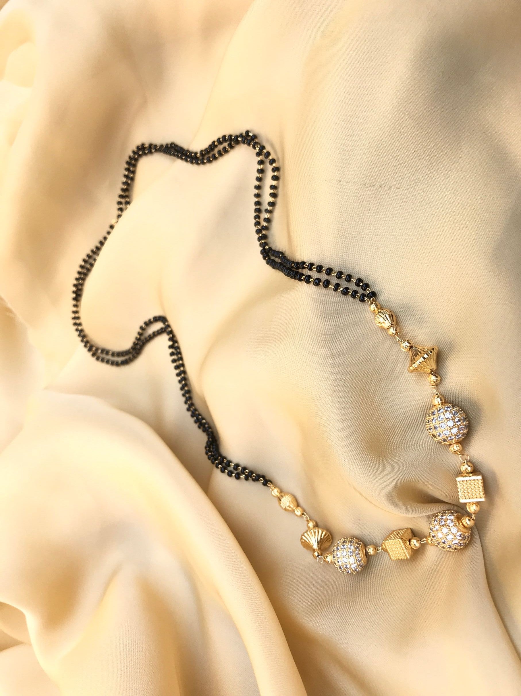 High Quality Gold Ball mangalsutra - Abdesignsjewellery
