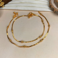 Thumbnail for UniqueBig Ball Gold Plated Anklet