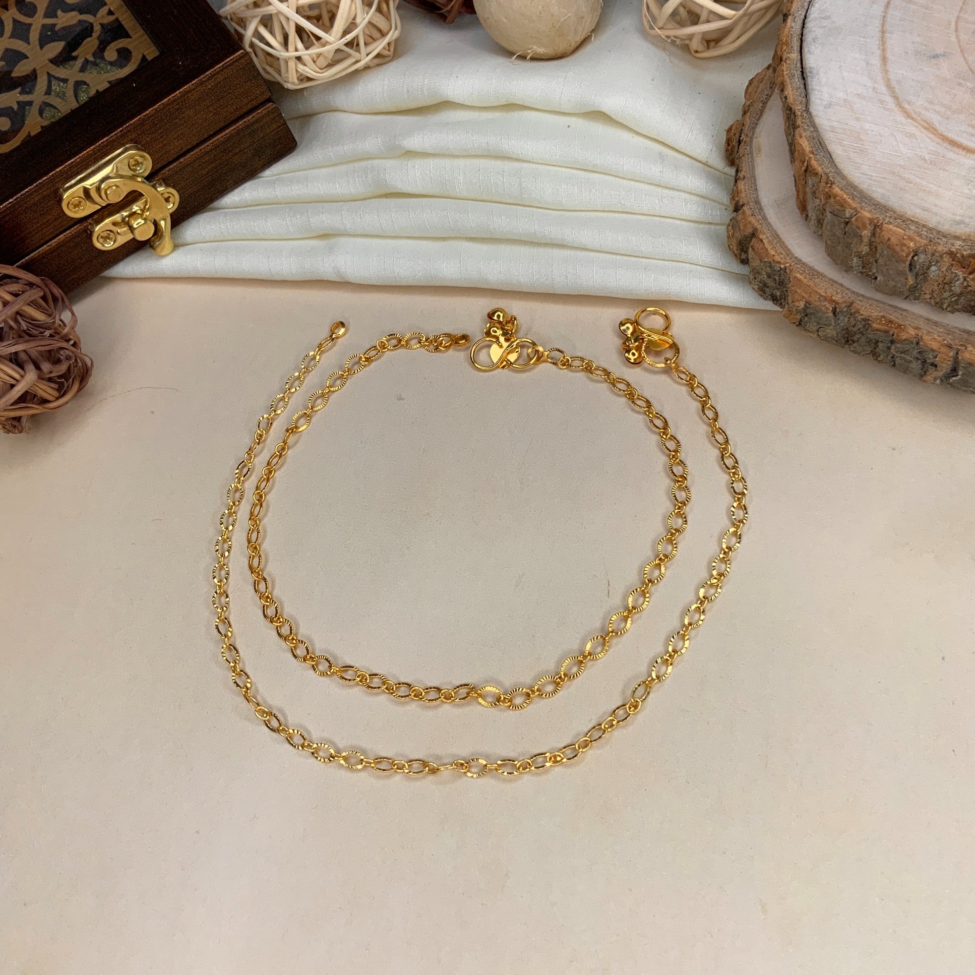 HIGH QUALITY GOLD PLATED ANKLET
