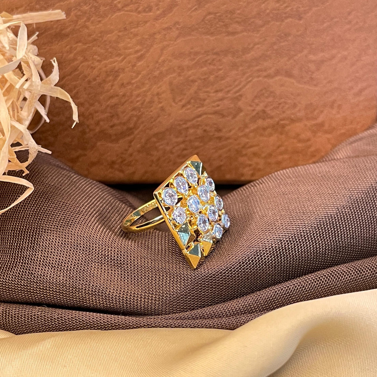 Antique Square Diamond Fancy Ring – Abdesignsjewellery