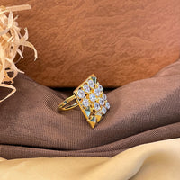 Thumbnail for Antique Square Diamond Fancy Ring - Abdesignsjewellery