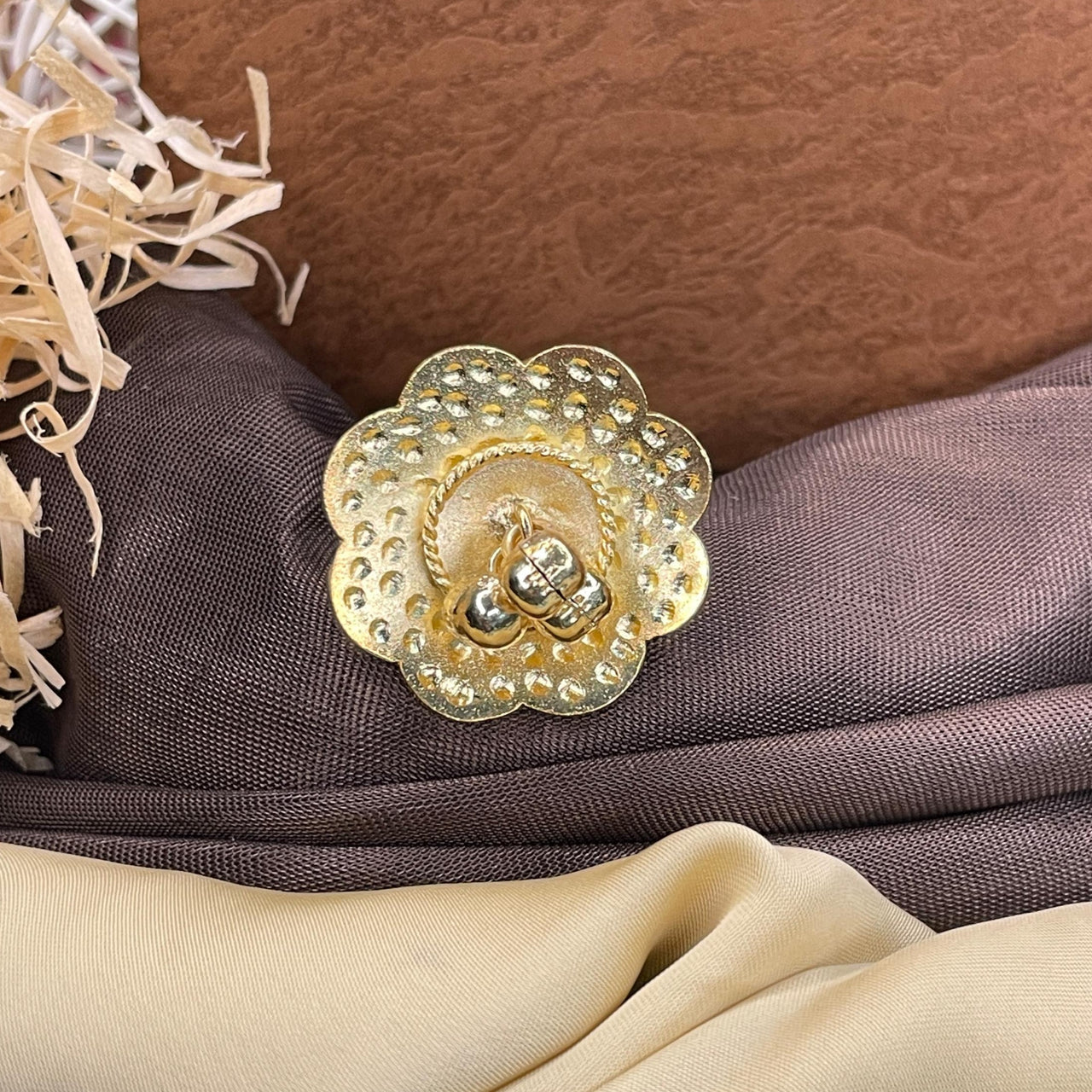 Beautiful Golden Plating Gungru Ring - Abdesignsjewellery