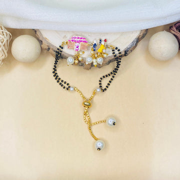 Hand Paint Palkhi Couple Hand Mangalsutra - Abdesignsjewellery