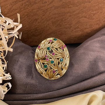 Traditional Multicolour Kemp Stone Ring