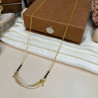 Thumbnail for Gold Plated Infinity Diamond Mangalsutra - Abdesignsjewellery