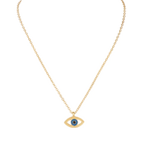 Thumbnail for Daily Wear Gold Plated Evil Eye Pendant - Abdesignsjewellery