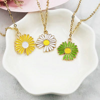 Thumbnail for Daily Wear Gold Plated Flower Pendant