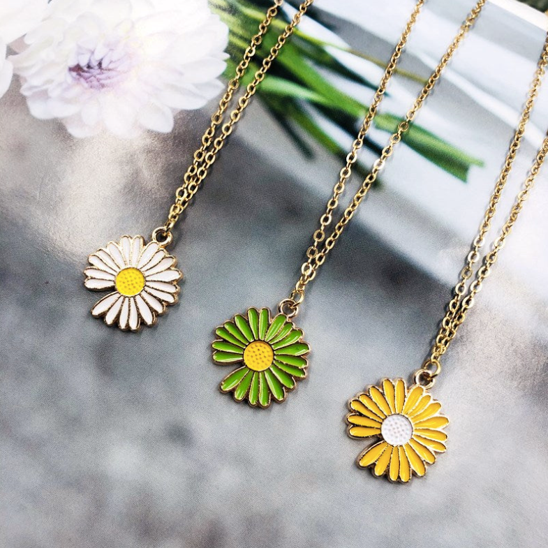 Daily Wear Gold Plated Flower Pendant
