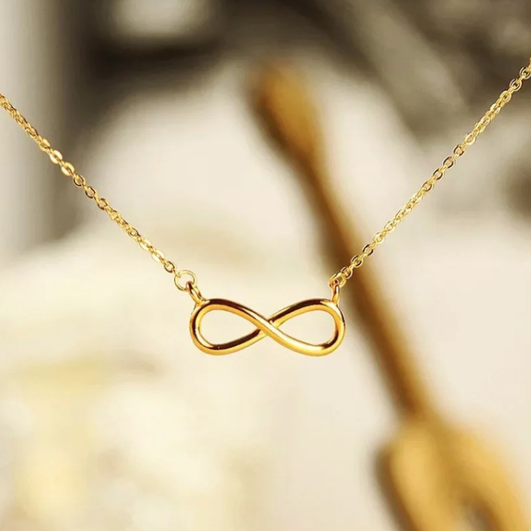 Daily Wear Gold Plated Infinite Pendant