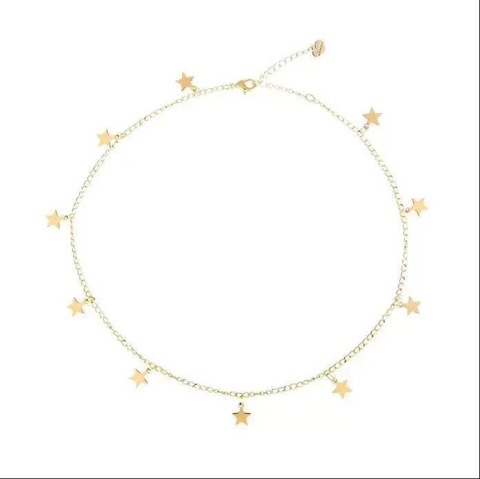 Daily Wear Gold Plated Stars Pendant - Abdesignsjewellery