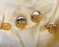 Thumbnail for Golden Plating Gungru Ring Combo - Abdesignsjewellery