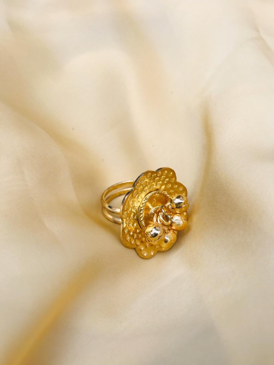 Beautiful Golden Plating Gungru Ring - Abdesignsjewellery
