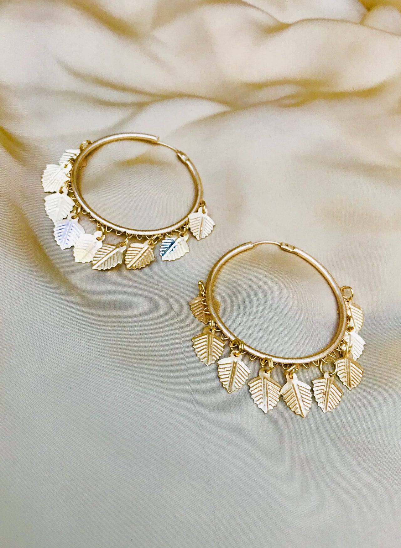 Matt Gold Bali Earring - Abdesignsjewellery