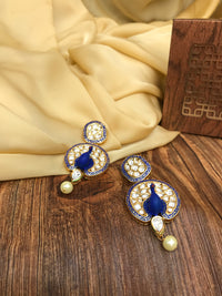 Thumbnail for Handpaint Peacock Earring - Abdesignsjewellery