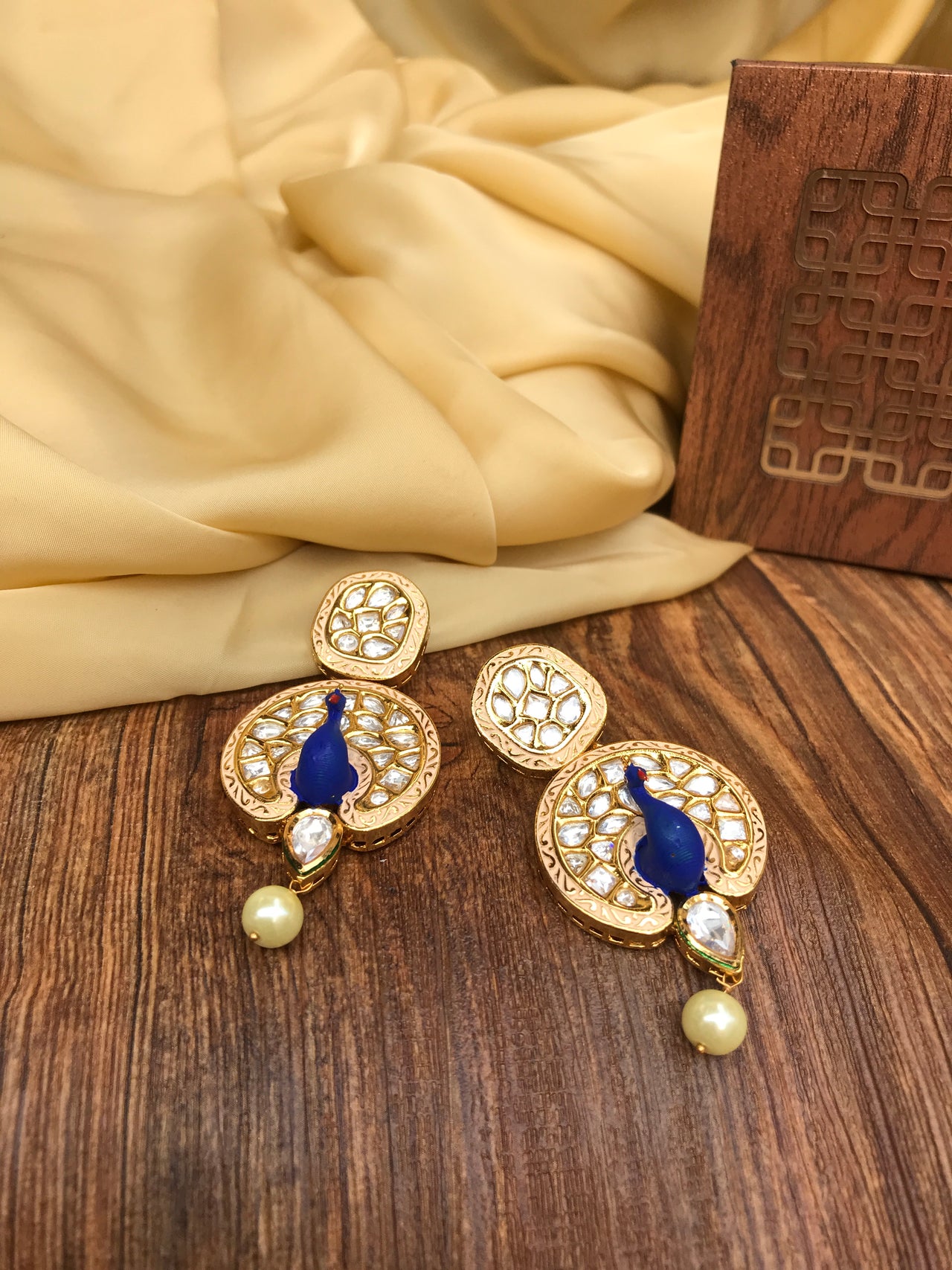 Handpaint Peacock Earring - Abdesignsjewellery