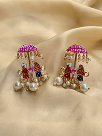Thumbnail for Bridal Wedding Doli Baarat Mangalsutra & Earrings - Abdesignsjewellery