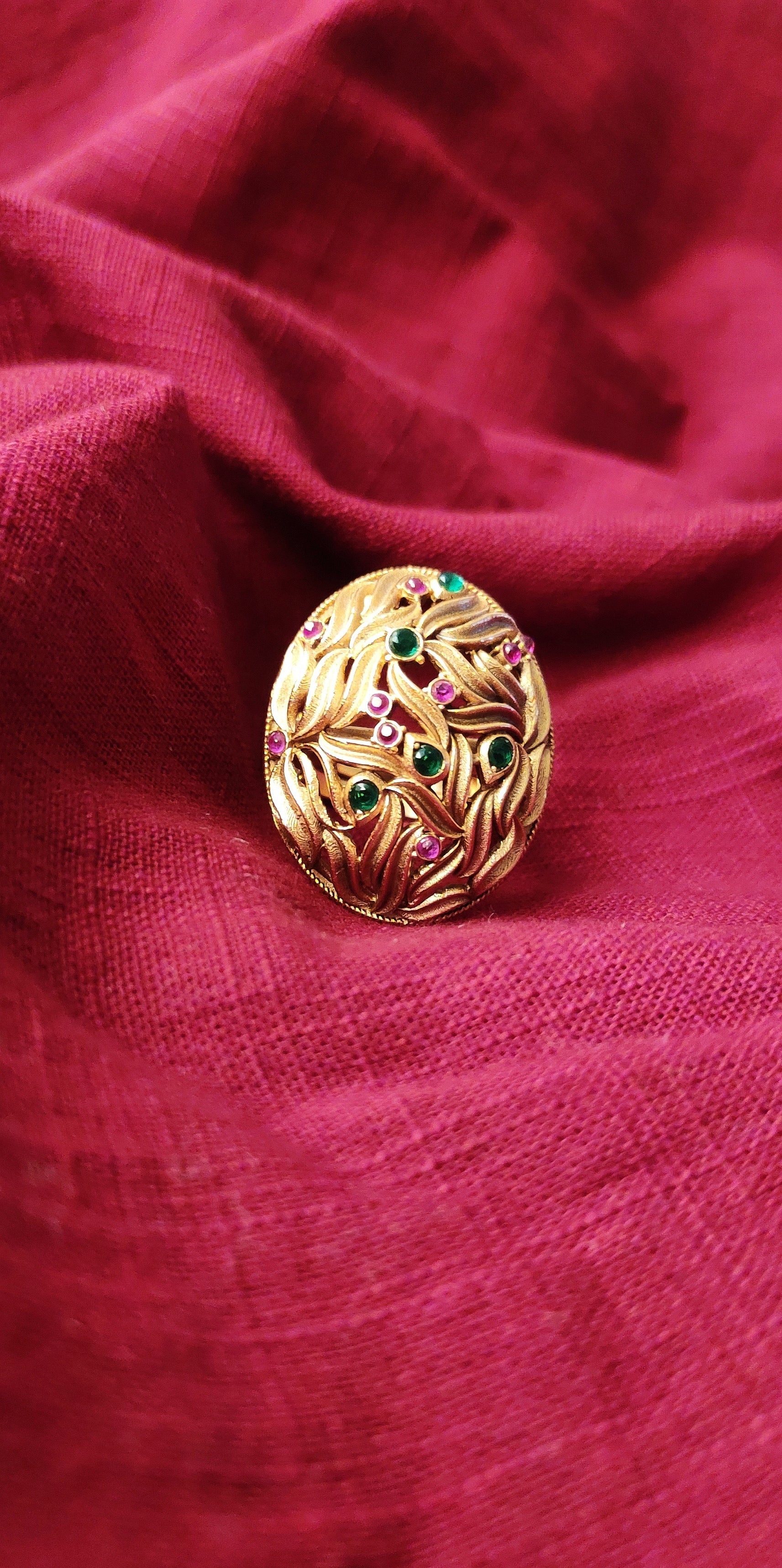 Traditional Multicolour Kemp Stone Ring - Abdesignsjewellery